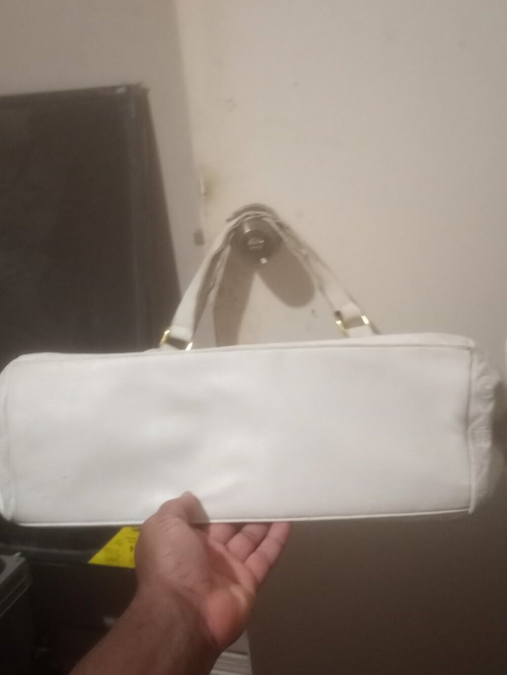 Louis Vuitton Paris Leather Hobo Shoulder Bag Handbag Purse White Monogram - Picture 6 of 16